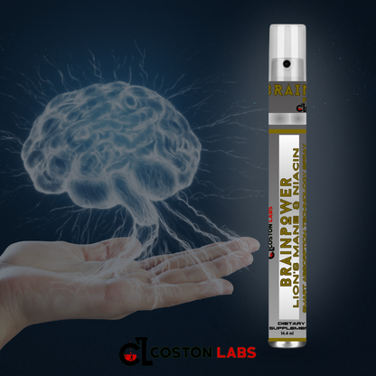 BrainPower- Lion's Mane & Niacin - Smart Absorption Technology Spray